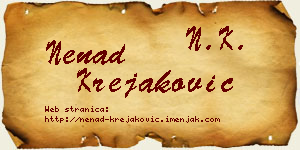 Nenad Krejaković vizit kartica
